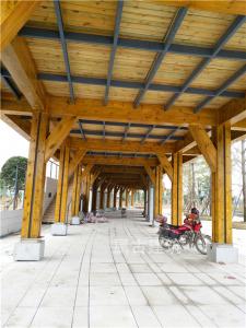 什邡雍湖公园项目-防腐木长廊