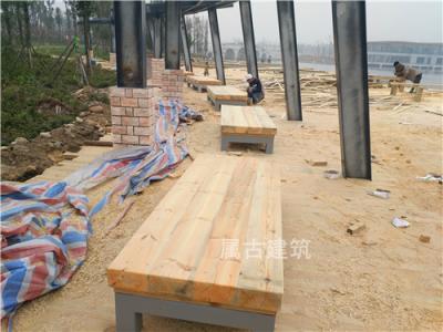 什邡雍湖公园项目-防腐木椅